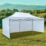 Cort de gradina quick tent, pliabil, 6x3x3 m, pavilion 3 pereti, inaltime reglabila, montare rapida MultiMark GlobalProd