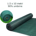 Plasa de umbrire gradina, 1.5x10 metri, grad umbrire 90%, verde MultiMark GlobalProd