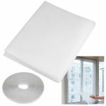 Plasa anti-insecte pentru usa, dimensiuni 60x200cm, banda montare, 2 bucati MultiMark GlobalProd