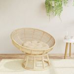 Pernă rotundă bej, Ø 60 x11 cm, țesătură Oxford GartenMobel Dekor