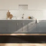 Covor dreptunghiular, maro închis, 100x500 cm, bambus GartenMobel Dekor