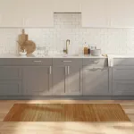 Covor dreptunghiular, maro, 80x200 cm, bambus GartenMobel Dekor