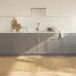 Covor dreptunghiular, natural deschis, 100x500 cm, bambus GartenMobel Dekor