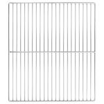 Grătar Argintiu 45 x 40 cm Oţel inoxidabil GartenMobel Dekor