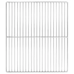 Grătar Argintiu 45 x 40 cm Oţel inoxidabil GartenMobel Dekor