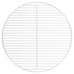 Grill pentru grătar rotund, Ø50 cm, oțel inoxidabil 304 GartenMobel Dekor