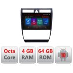 Navigatie Audi A6 E-102 Octa Core cu Android Radio Bluetooth Internet GPS WIFI DSP 4+64GB 4G RESIGILAT CarStore Technology