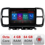 Navigatie Citroen C5 Aircross Android radio gps internet Octa Core 4+64 LTE Kit-aircross+EDT-E509-PRO RESIGILAT CarStore Technology