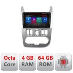 Navigatie Dacia Duster 2010-2012 E-099 Octa Core cu Android Radio Bluetooth Internet GPS WIFI DSP 4+64GB 4G RESIGILAT CarStore Technology
