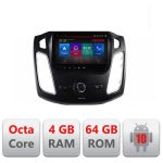 Navigatie Ford Focus 3 E-150 Octa Core cu Android Radio Bluetooth Internet GPS WIFI DSP 4+64GB 4G RESIGILAT CarStore Technology