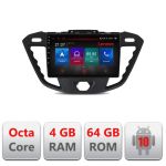 Navigatie Ford Transit E-845 Octa Core cu Android Radio Bluetooth Internet GPS WIFI DSP 4+64GB 4G RESIGILAT CarStore Technology