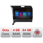 Navigatie Kia Cerato 2013-2017 E-1562 Octa Core cu Android Radio Bluetooth Internet GPS WIFI DSP 4+64GB 4G RESIGILAT CarStore Technology