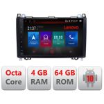 Navigatie Mercedes VW E-068 Octa Core cu Android Radio Bluetooth Internet GPS WIFI DSP 4+64GB 4G v1 RESIGILAT CarStore Technology