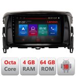 Navigatie Mitsubishi Eclipse Cross 2017- Android radio gps internet Octa Core 4+64 LTE Kit-cross-eu+EDT-E509-PRO RESIGILAT CarStore Technology