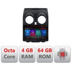 Navigatie Nissan Qashqai 2007-2013 E-499 Octa Core cu Android Radio Bluetooth Internet GPS WIFI DSP 4+64GB 4G RESIGILAT CarStore Technology
