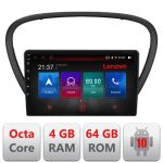 Navigatie Peugeot 607 Android radio gps internet Octa Core 4+64 LTE Kit-607+EDT-E509-PRO RESIGILAT CarStore Technology