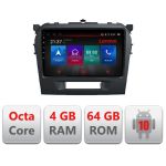 Navigatie Suzuki Grand Vitara 2016- E-2265 Octa Core cu Android Radio Bluetooth Internet GPS WIFI DSP 4+64GB 4G RESIGILAT CarStore Technology