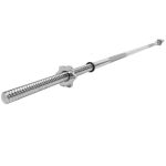 Bara haltera pentru greutati, 180 cm, diametru 25 mm, otel cromat, incarcare maxima 140 kg, argintiu Household NewTrend