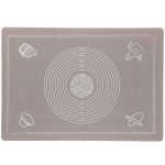 Plansa din silicon alimentar de framantat aluat, rezistenta la temperaturi ridicate, 65x45cm, gri Household NewTrend