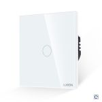 Intrerupator Simplu cu Revenire Curent Continuu 12/24V cu Touch din Sticla LUXION SmartElectro IntelligentHouse