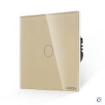 Intrerupator Simplu cu Revenire Curent Continuu 12/24V cu Touch din Sticla LUXION SmartElectro IntelligentHouse