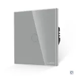 Intrerupator Simplu cu Revenire Curent Continuu 12/24V cu Touch din Sticla LUXION SmartElectro IntelligentHouse