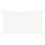 Pânză parasolar, alb, 5x8 m, HDPE, 160 g/m² GartenMobel Dekor