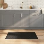 Covor dreptunghiular, negru, 60x100 cm, bambus GartenMobel Dekor