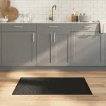 Covor dreptunghiular, negru, 60x100 cm, bambus GartenMobel Dekor