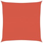 Pânză parasolar, cărămiziu, 5 x 5 m, HDPE, 160 g/m² GartenMobel Dekor