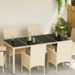 Placă de masă 4 pcs Negru sticlă securizată GartenMobel Dekor