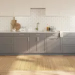 Covor dreptunghiular, natural deschis, 100x400 cm, bambus GartenMobel Dekor