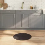 Covor rotund, maro închis, 60 cm, bambus GartenMobel Dekor