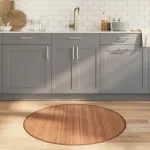 Covor rotund, natural, 100 cm, bambus GartenMobel Dekor