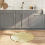 Covor rotund, natural deschis, 80 cm, bambus GartenMobel Dekor