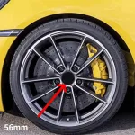 Set 4 capace centrale pentru jante aliaj, diametru 56 mm, culoare negru FAVLine Selection