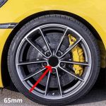 Set 4 capace centrale pentru jante aliaj, diametru 65 mm, culoare negru FAVLine Selection