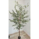 Planta artificiala Atmosphera Maslin decorativ cu ghiveci, 210 cm, verde Household NewTrend
