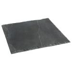 Platou servire Atmosphera ardezie, 30x30 cm, negru Household NewTrend