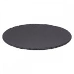 Platou servire Atmosphera ardezie, diametru 32 cm, negru Household NewTrend