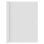 Paravan de balcon, alb, 120x600 cm, HDPE GartenMobel Dekor