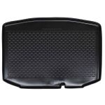 Covor de portbagaj Negru potrivit pentru ŠKODA FABIA II HB TPE GartenMobel Dekor