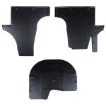 Covor pentru mașină 3 pcs Negru VW T5 , T6 , pentru MULTIVAN GartenMobel Dekor