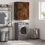 Dulap pe perete, stejar afumat, 69,5x34x90 cm, lemn prelucrat GartenMobel Dekor