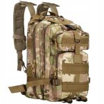 Rucsac militar pentru drumetie, impermeabil, ultra usor, 4 compartimente, culoare camuflaj Household NewTrend