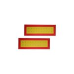 Set 2 placi reflectorizante tip B (mari) dreptunghiulare  Cod: 10391116 Automotive TrustedCars