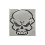 Abtibild "CRANIU" culoare Crom Cod:DZ-34 Automotive TrustedCars