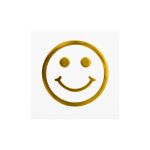 Abtibild auto fata zambitoare auriu  diametru 9.5 cm Cod: DZ-28G Automotive TrustedCars