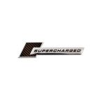Emblema auto supercharged negru relief 10x1cm Cod: TS-102 Automotive TrustedCars