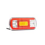Lampa spate 220x100, 6 functii, cu ceata si numar, LED, Fristom Cod: FT-130PM Automotive TrustedCars
